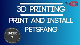 How to 3D Print and Install the Petsfang Duct for the Creality ENDER 3 [upl. by Gabrielli161]