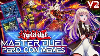 LA WAIFU DE LOS TRAJES MECANIZADOS  SKY STRIKER DECK  MASTER DUEL PERO CON MEMES  v2 [upl. by Ogeid]