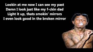 Mirror  Lil Wayne Feat Bruno Mars  Lyrics On Screen HD [upl. by Yehc700]