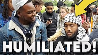 Sirajs CAREER ENDING Debate VS GodLogic At Speakers Corner  What Is The Injil [upl. by Venola]