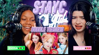 STAYC스테이씨 Bubble MV Teasers [upl. by Euqinommod]