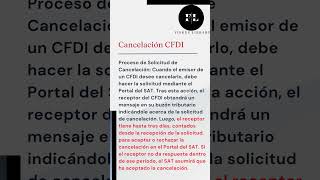 Cancelación CFDI Regla 27134 RMF 2023 fiscal hoy mexico abogados contador [upl. by Alexandra]