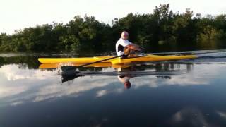 Day 7  learning to scull in an Edon TS515 training scull [upl. by Nakeber]