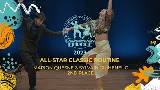 2nd Place Marion Quesne amp Sylvain Guiheneuc  AllStar Classic Routine  ILHC EUROPE 2023 [upl. by Teahan]