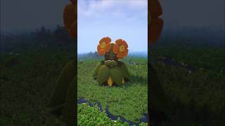 Minecraft Pokemon Bellossom Organic Build Timelapse🤯 shortsyoutube shortvideos shotrs [upl. by Cornela]