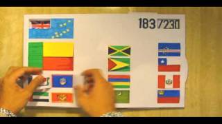 Flags of the World A NonDigital Interactive PopUp Book [upl. by Eirallam]