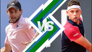 Dominic Thiem vs Filip Krajinovic  ZADAR 2024 [upl. by Netsrijk]