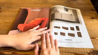 ASMR Next Home glossy catalogue magazine flip through  Whisper [upl. by Kannry]