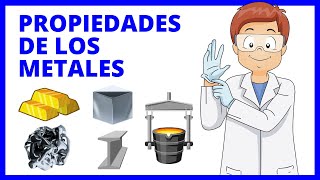 Propiedades físicas y químicas de los metales ejemplos👩‍🔬 [upl. by Ahsiniuq263]