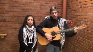 We Will Not Go Down    In Gaza and At Rutgers Song by Michael Heart [upl. by Llertak34]