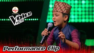 Kshitiz Paudel quotTunguna Ko Dhun Maquot The Voice Kids  2021 [upl. by Ynoep]