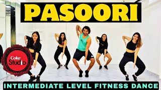 Pasoori  Coke Studio  Intermediate Level Fitness Dance  Akshay Jain Choreography [upl. by Emmi255]