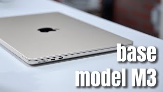 Unboxing  MacBook Air M3 Silver Base Model [upl. by Victoir]