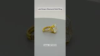 CVD Diamond Gold Ring jewellery gold diamond goldjewellery diamondstone [upl. by Trik]