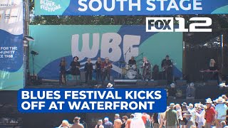 Blues Festival kicks off at waterfront park for 36th year [upl. by Trub]