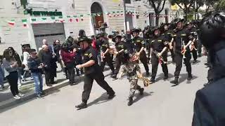 La ricciolina fanfara di Aprilia e la sua mascotte Matera 2019 [upl. by Ynaffets]