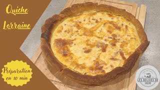 Quiche Lorraine recette facile et rapide à préparer [upl. by Borries]