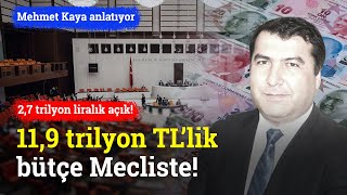 27 Trilyon Liralık Açık 11 Trilyon 89 Milyar TL’lik Bütçe Meclise Sunuldu  Mehmet Kaya [upl. by Secilu468]