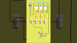 master switch and fan wiring with two way switch DPDT demonstration shorts diy wiring [upl. by Snahc526]