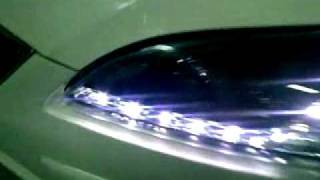 FARURI DAYLINE FORD FOCUS 0508 SEMNAL LED  wwwaccesoriiautotuningro Cod Dectane SWF07AGXBL [upl. by Nomae]