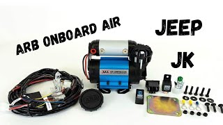 ARB Compressor CMKA12 install in a Jeep JK [upl. by Ainslee771]