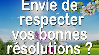 Envie de respecter vos bonnes résolutions  EFT en français 2 [upl. by Anirahc122]