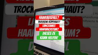 Haarausfall trockene Kopfhaut Rosmarin Öl hilft beim Haarwachstum und beruhigt die gereizte Haut [upl. by Cost754]