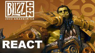 BLIZZCON 2023 REACT  Spielbursche  World of Warcraft [upl. by Matta]