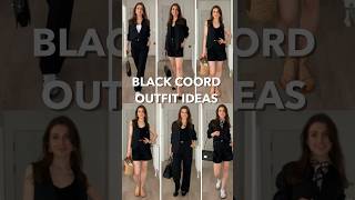 BLACK COORD OUTFIT IDEAS FOR EVERY DAY OF THE WEEK  HampM  Summer amp Transitional Style in Linen [upl. by Assyla832]