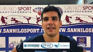 San Nilo Grottaferrata VS Fortitudo Scauri  Intervista a Marco Reali [upl. by Thad843]