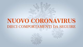 Coronavirus come prevenire il contagio 10 consigli del ministero della Salute e dellOms [upl. by Akessej]