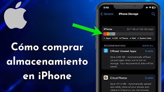 Cómo comprar almacenamiento en iPhone [upl. by Aronid]