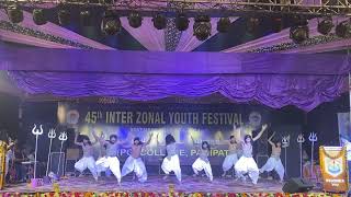 General Group Dance  SD College Panipat  Interzonal Youth Festival  Vishal Sharma Choreography [upl. by Jempty]