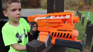 Nerf Blaster Battle Kids Always Win At the Park [upl. by Ivel]