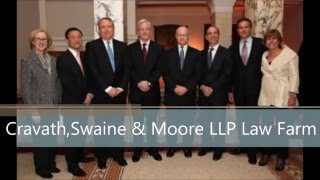 Law Firms Cravath Swaine amp Moore LLP Law Firms 2 [upl. by Iccir]