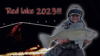 Red Lake 2023 early ice mobile set up megalive [upl. by Icyac]