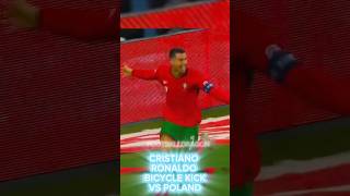 CRISTIANO RONALDO BICYCLE KICK VS POLANDronaldocr7cristianoronaldoportugalronaldobiyclekick [upl. by Neliac]