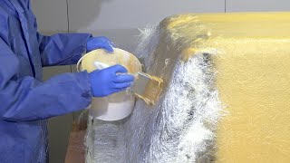 How to Laminate Large Composite Fibreglass Moulds [upl. by Llednohs]