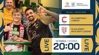 🔴 LIVE Constract Lubawa vs GI Malepszy Arth Soft Leszno ⚽ I 12 Pucharu Polski w Futsalu [upl. by Dallas]