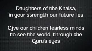 Song of the Khalsa  Best Version  with Lyrics  Sikh American Anthem [upl. by Skell818]