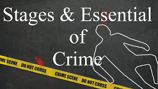 Stages and Essentials of Crime  IPC  Law Guru [upl. by Ettore]