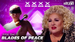 Must Watch  TITOS TSAÏ Makes the Judges Cry in the SemiFinals of Frances Got Talent [upl. by Dloreh]