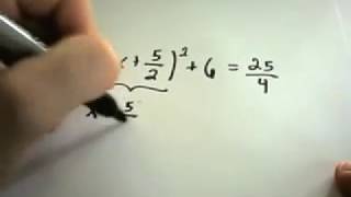 Quadratic Equations  Completing the Square [upl. by Suoivatnom]