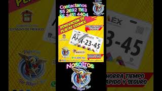 Reemplacamiento Contáctanos al 55 2692 1163 o al 55 3451 4404 zona CDMX y EDOMEX [upl. by Lyman]