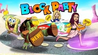 Nickelodeon Block Party games for kids full episodes Spongebob [upl. by Yebot]