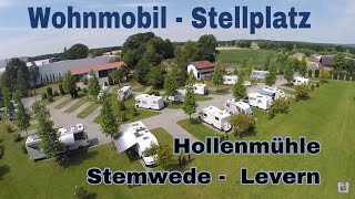 Wohnmobil  Stellplatz Stemwede Levern NRW  womoclickde [upl. by Fransen43]