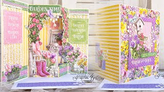 Graphic 45 Grow with Love  Card tutorial by ScrapbookingCecilia [upl. by Harneen]