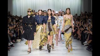 Versace Womens SpringSummer 2018  Fashion Show [upl. by Cohlette907]