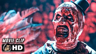 TERRIFIER 2  Art VS Sienna Final Battle 2022 Movie CLIP HD [upl. by Ahsatsana]