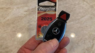 Mercedes Remote Key Fob Battery Replacement [upl. by Woll]